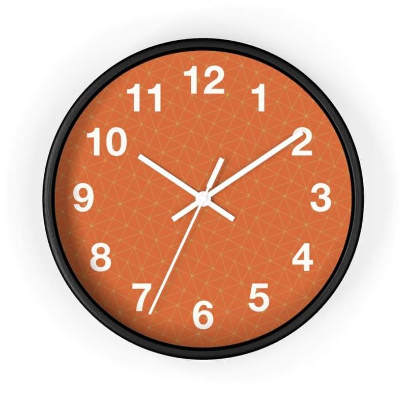 Abby Wall Clock - 10 / Black / White - Home Decor Art & Wall Decor, Black, Clock, Design, New Made 