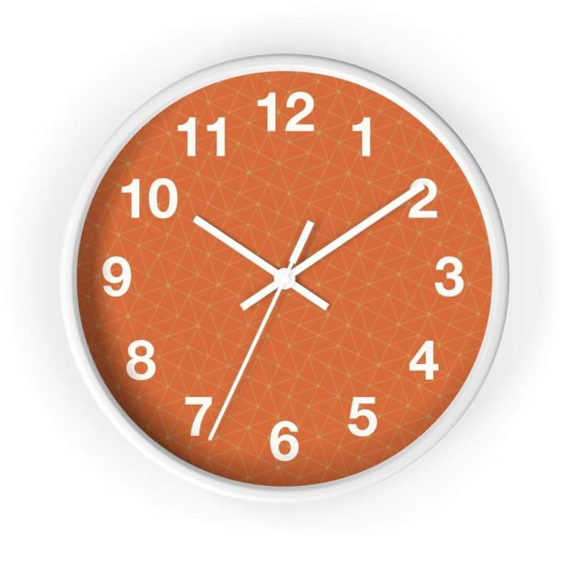 Abby Wall Clock - 10 / White / White - Home Decor Art & Wall Decor, Black, Clock, Design, New Made 