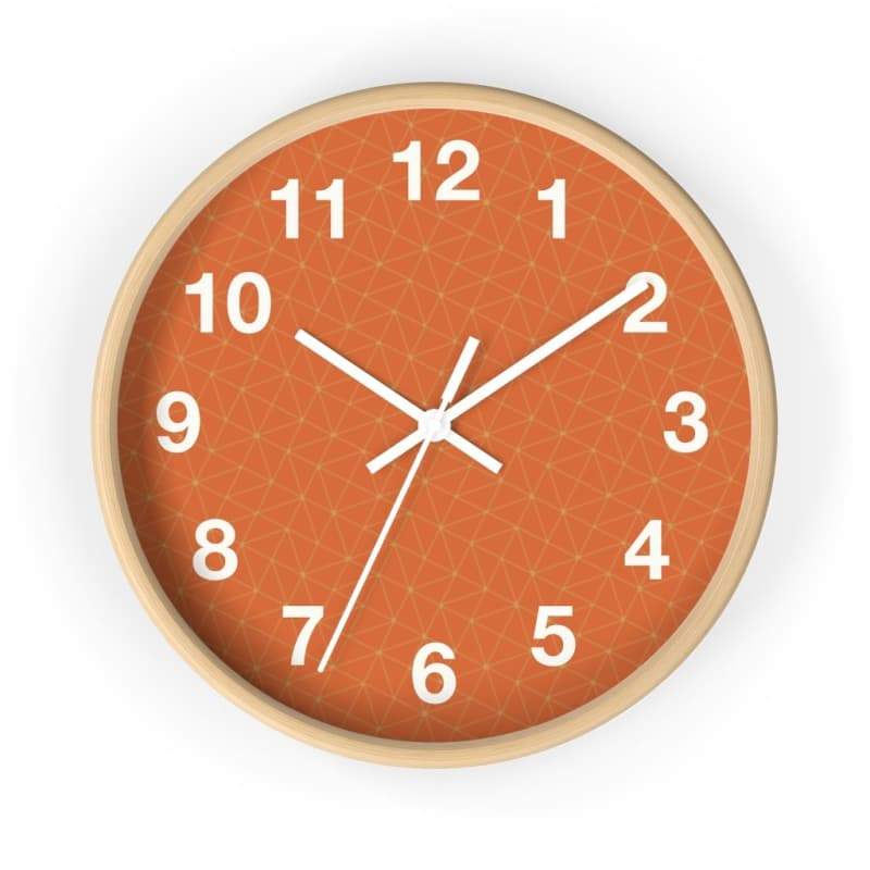 Abby Wall Clock - 10 / Wooden / White - Home Decor Art & Wall Decor, Black, Clock, Design, New Made 