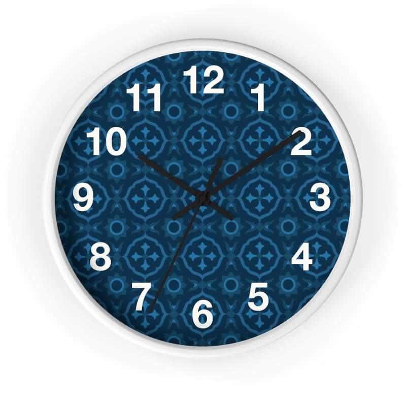 Ado Classics Wooden Wall Clock CW1 - 10 in / White / Black - Home Decor