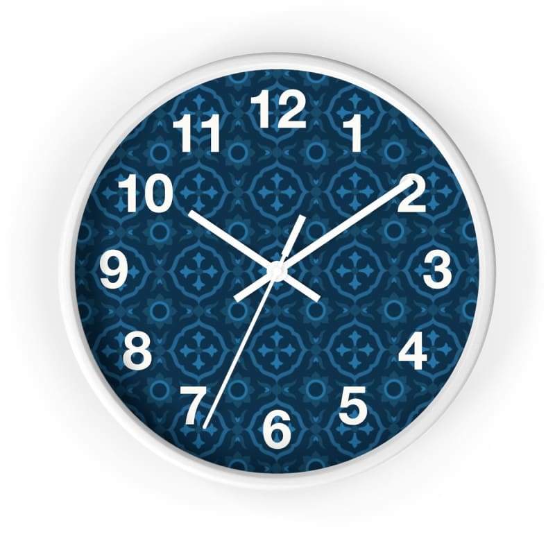 Ado Classics Wooden Wall Clock CW1 - 10 in / White / White - Home Decor