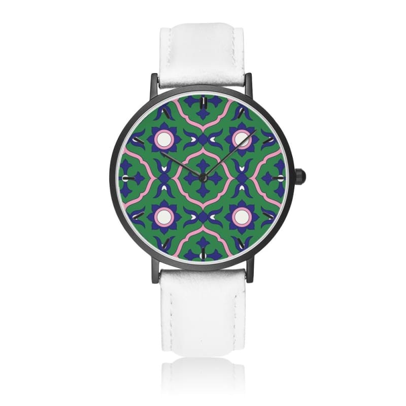 Ado Leather Wrist Watch CW2 - White / Ado Leather Wrist Watch CW2 - diameter - 33mm - Wrist Watch
