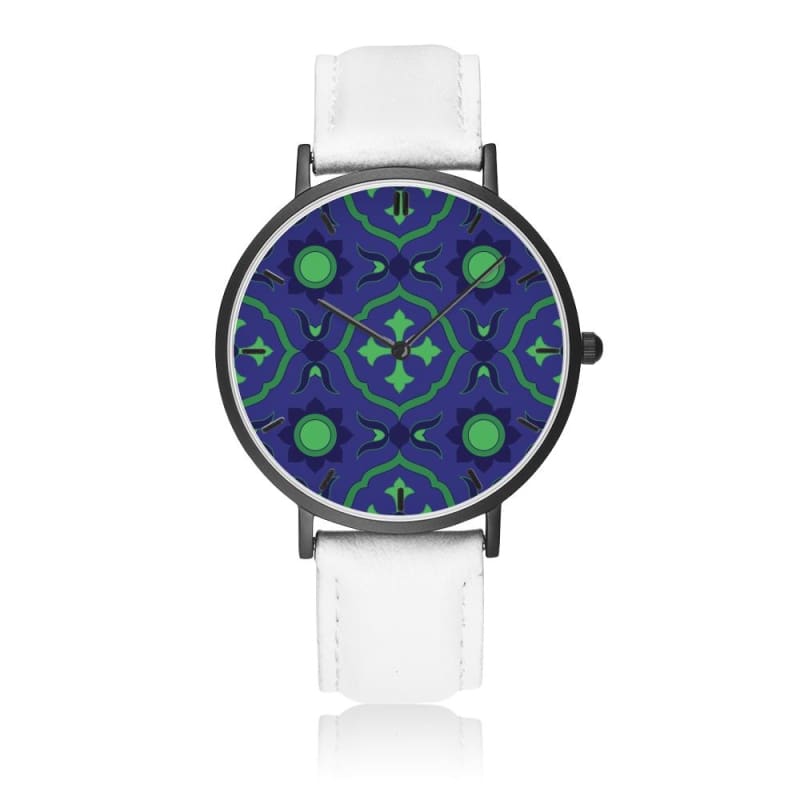 Ado Leather Wrist Watch CW4 - White / Ado Leather Wrist Watch CW4 - diameter - 33mm - Wrist Watch