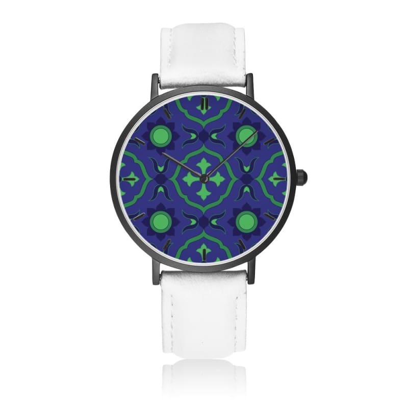 Ado Leather Wrist Watch CW4 - White / Ado Leather Wrist Watch CW4 - diameter - 33mm - Wrist Watch