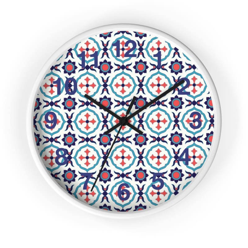 Ado Wall Clock CW12 - 10 in / White / Black - Wall Clock