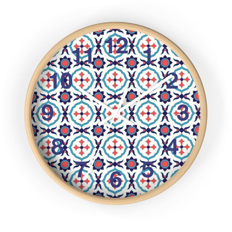 Ado Wall Clock CW12 - 10 in / Wooden / White - Wall Clock