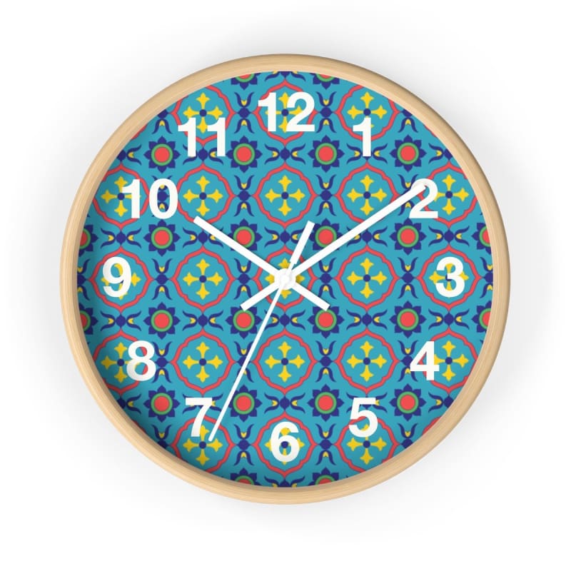 Ado Wall Clock CW16 - 10 in / Wooden / White - Wall Clock