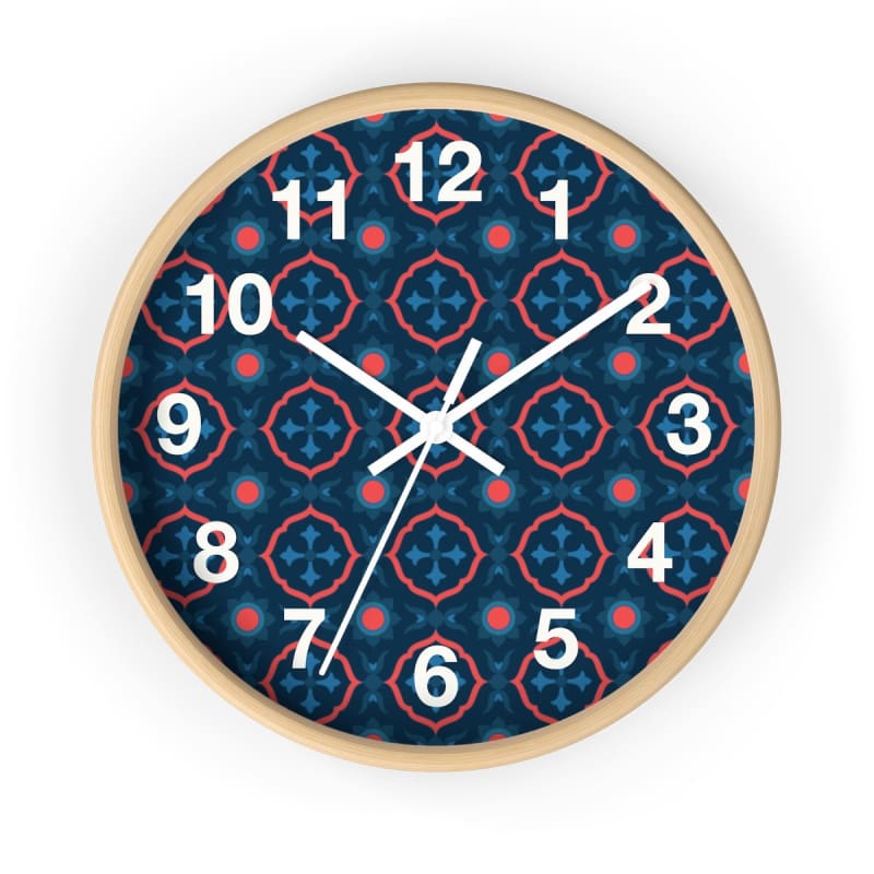 Ado Wall Clock CW17 - 10 in / Wooden / White - Wall Clock
