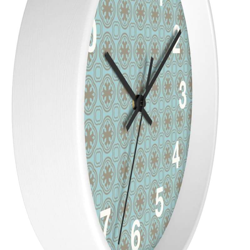 Arnaud Wall Clock - Home Decor Art & Wall Decor, art nouveau, black, blue, Clock Made in USA