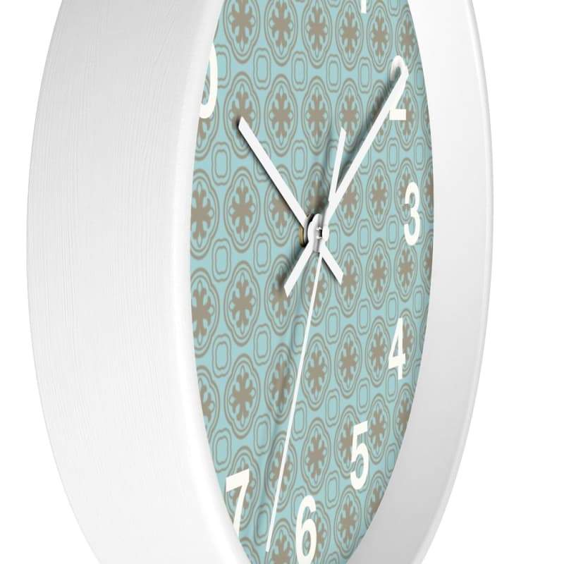 Arnaud Wall Clock - Home Decor Art & Wall Decor, art nouveau, black, blue, Clock Made in USA