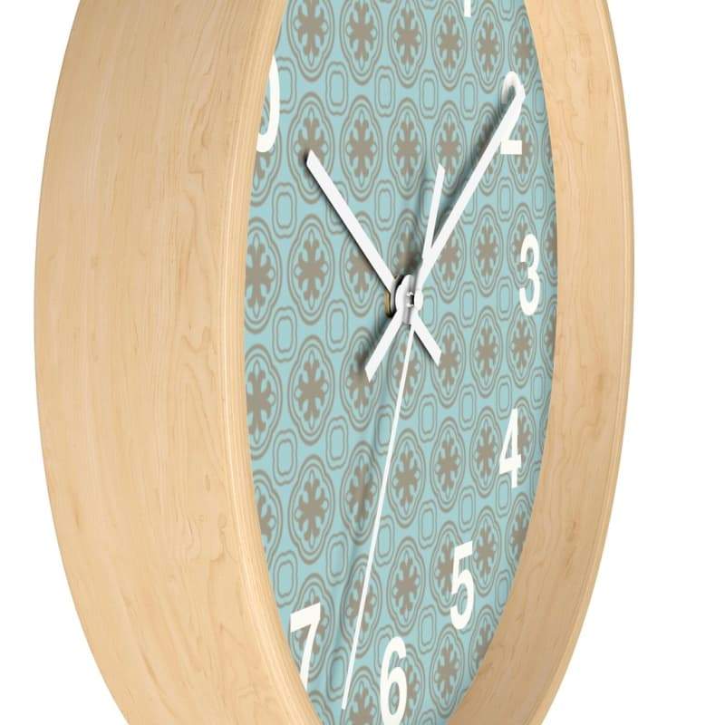 Arnaud Wall Clock - Home Decor Art & Wall Decor, art nouveau, black, blue, Clock Made in USA