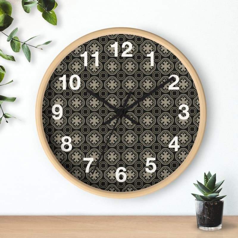 Arnaud Wall Clock - Home Decor Art & Wall Decor, Art Nouveau, Black, Clock, Hands Made in USA