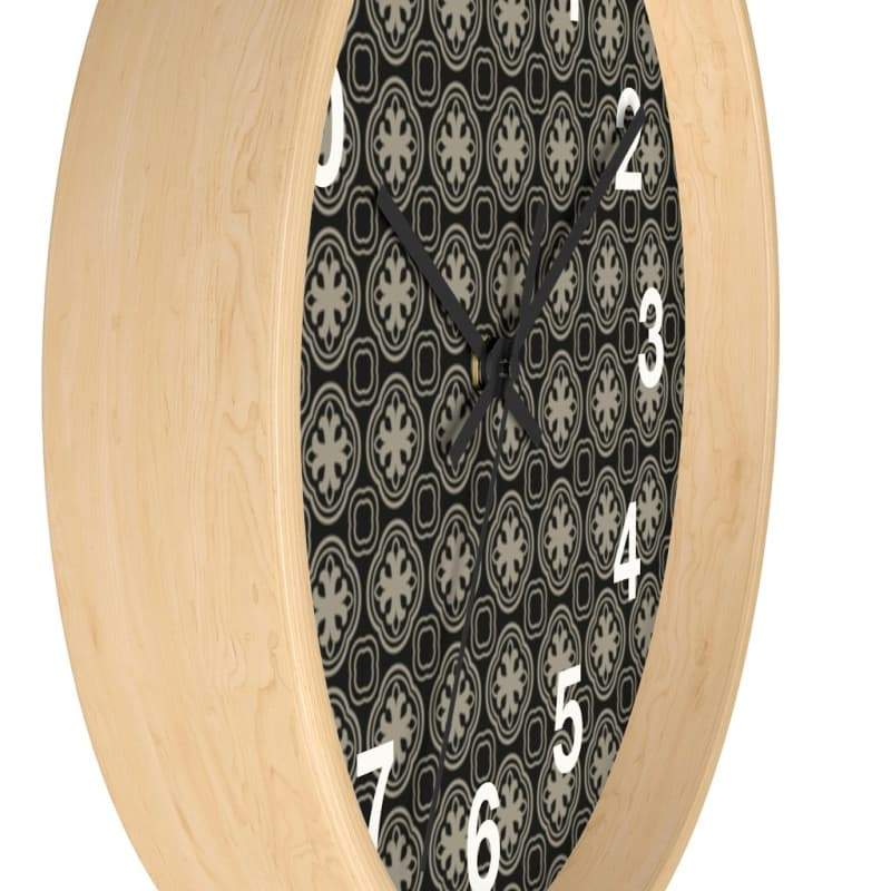 Arnaud Wall Clock - Home Decor Art & Wall Decor, Art Nouveau, Black, Clock, Hands Made in USA