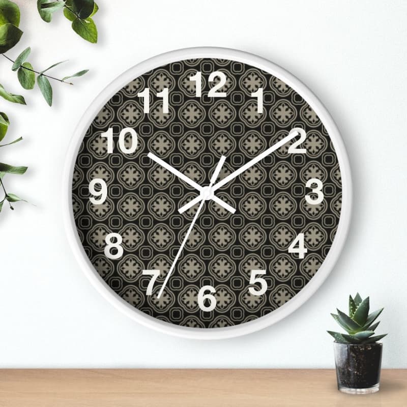 Arnaud Wall Clock - Home Decor Art & Wall Decor, Art Nouveau, Black, Clock, Hands Made in USA