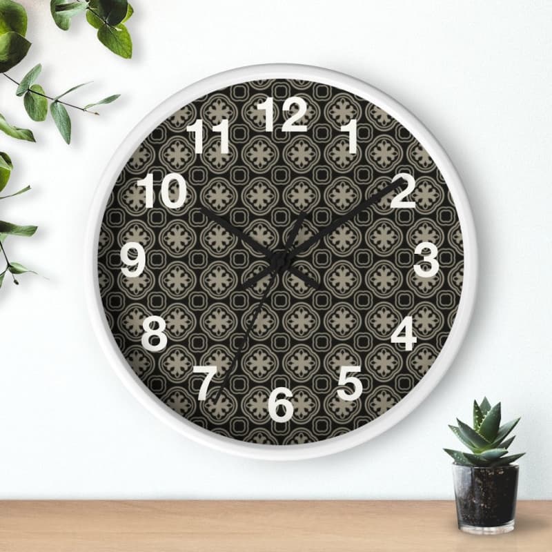 Arnaud Wall Clock - Home Decor Art & Wall Decor, Art Nouveau, Black, Clock, Hands Made in USA