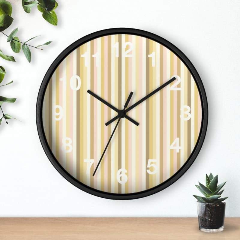 Diana Wall Clock - Home Decor beige, Clock, ivory, khaki, pink Made in USA