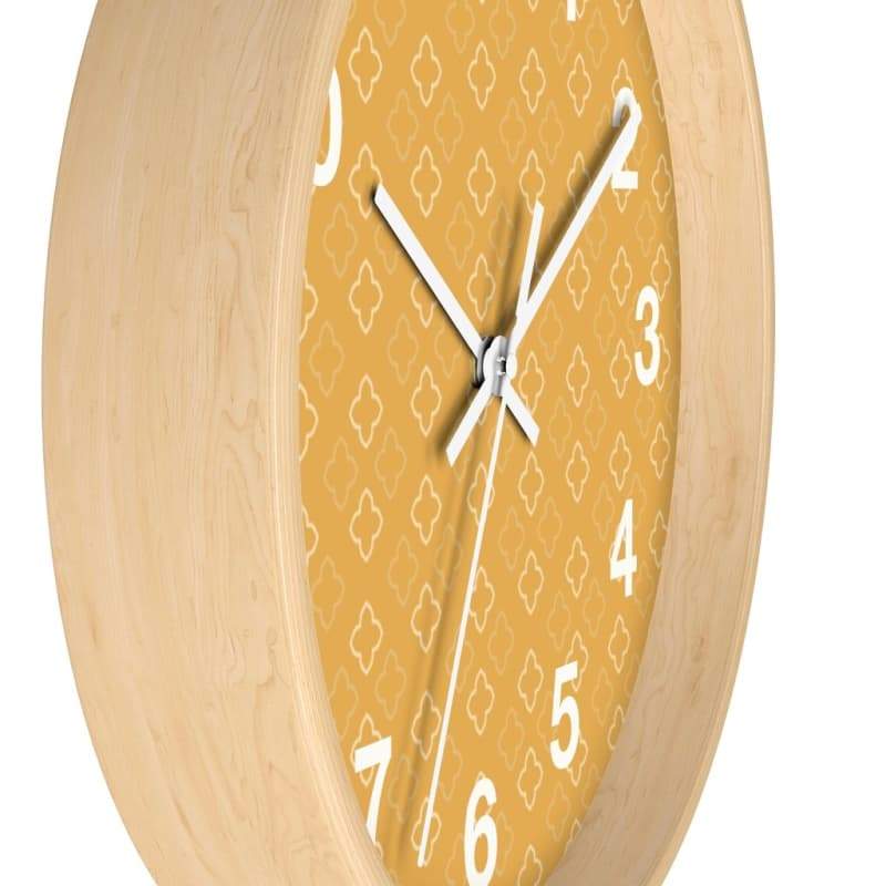 Marta Wall Clock - Home Decor Art & Wall Decor, Clock, Gold, Golden, Hands Made in USA