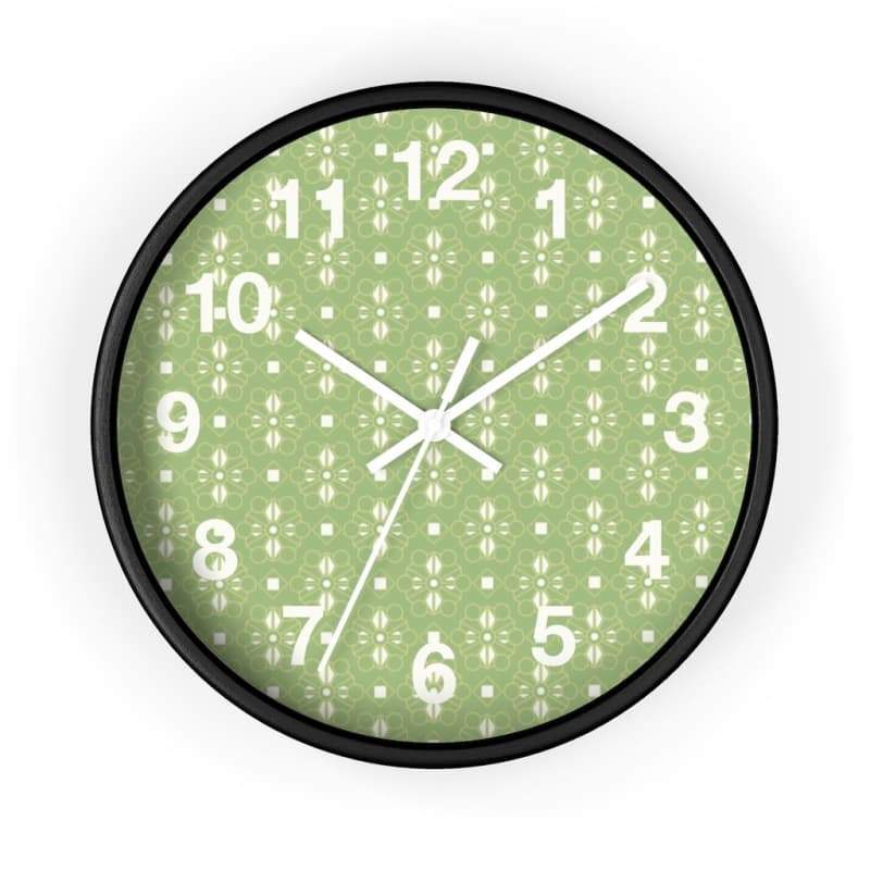 Mason Wall Clock - 10 / Black / White - Home Decor Art & Wall Decor, Black, Clock, Design, Green 