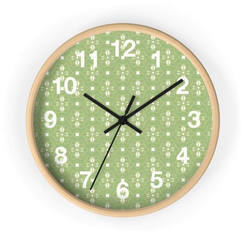 Mason Wall Clock - 10 / Wooden / Black - Home Decor Art & Wall Decor, Black, Clock, Design, Green 