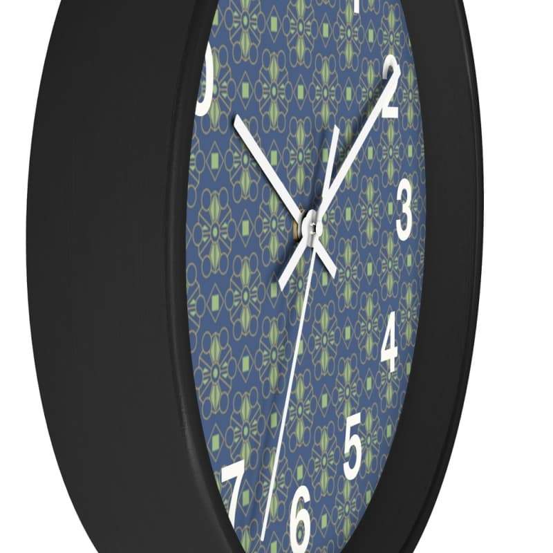 Mason Wall Clock - Home Decor Art & Wall Decor, Black, Blue, Clock, Clocks Made in USA