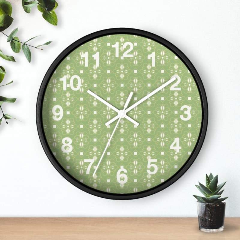 Mason Wall Clock - Home Decor Art & Wall Decor, Black, Clock, Design, Green Made in USA