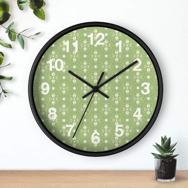 Mason Wall Clock - Home Decor Art & Wall Decor, Black, Clock, Design, Green Made in USA