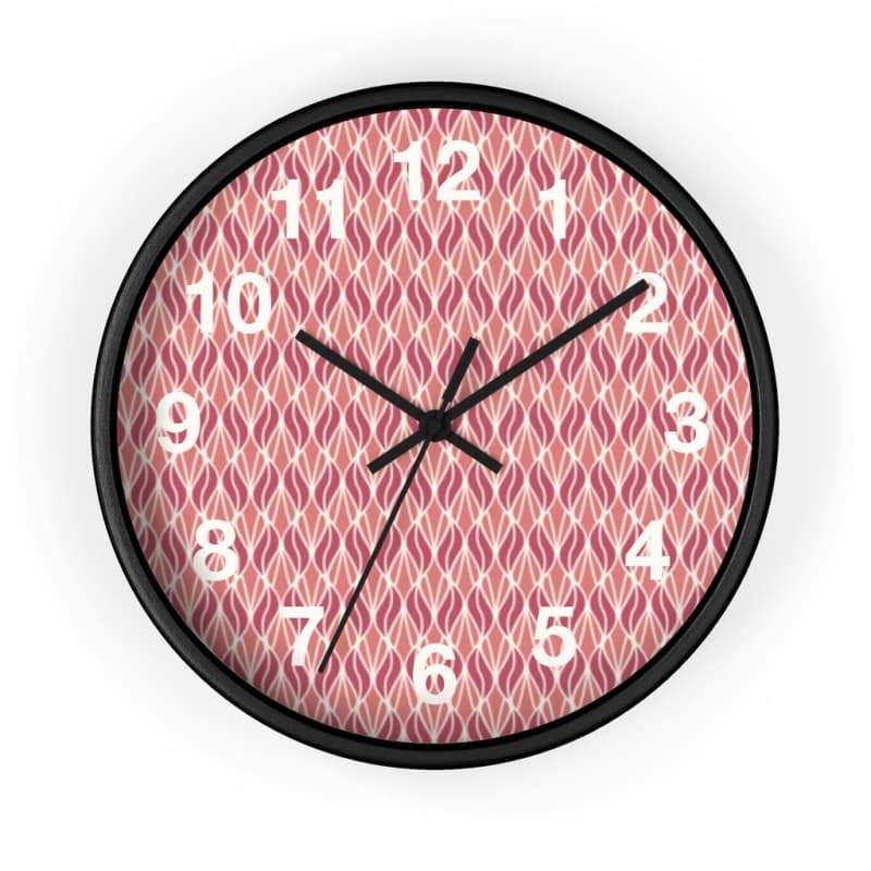 Skylar Wall Clock - 10 / Black / Black - Home Decor Art & Wall Decor, black, Clock, Hands, Home 