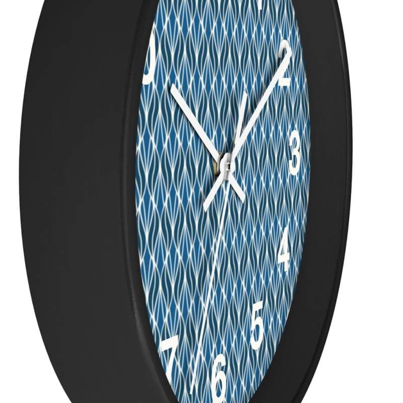 Skylar Wall Clock - Home Decor Art & Wall Decor, black, blue, Clock, decor Made in USA