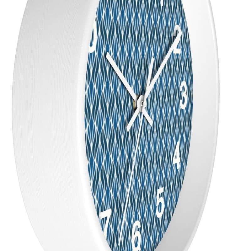 Skylar Wall Clock - Home Decor Art & Wall Decor, black, blue, Clock, decor Made in USA