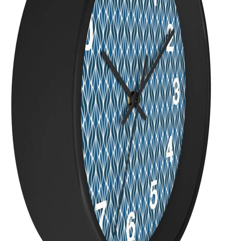 Skylar Wall Clock - Home Decor Art & Wall Decor, black, blue, Clock, decor Made in USA