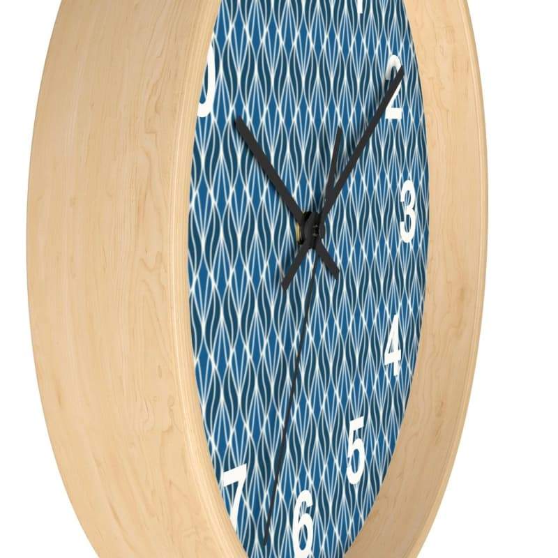 Skylar Wall Clock - Home Decor Art & Wall Decor, black, blue, Clock, decor Made in USA