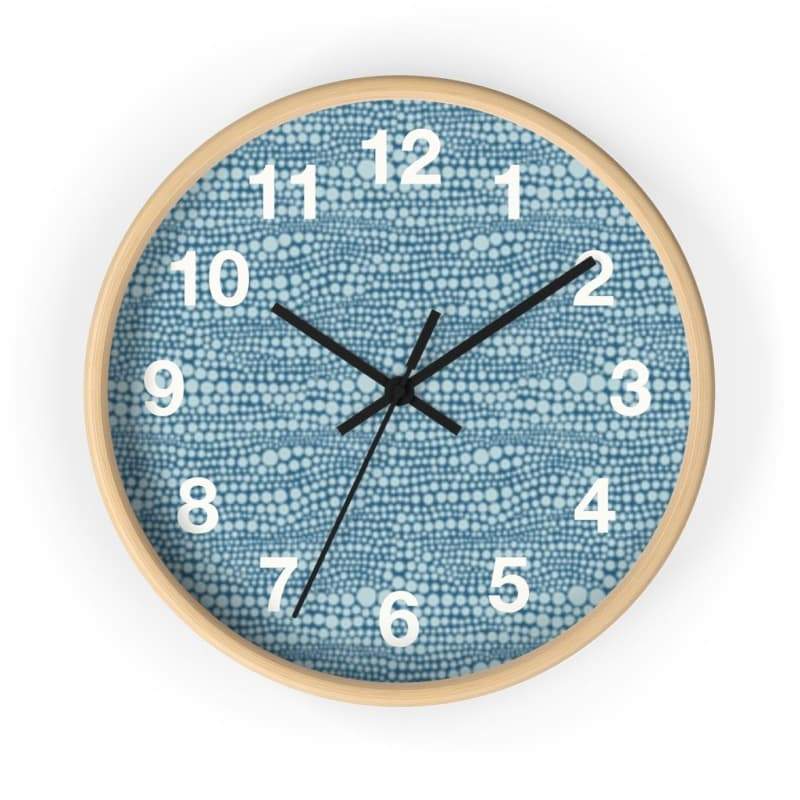 Tamara Wall Clock - 10 / Wooden / Black - Home Decor Art & Wall Decor, Beach, Black, Circles, Clock 