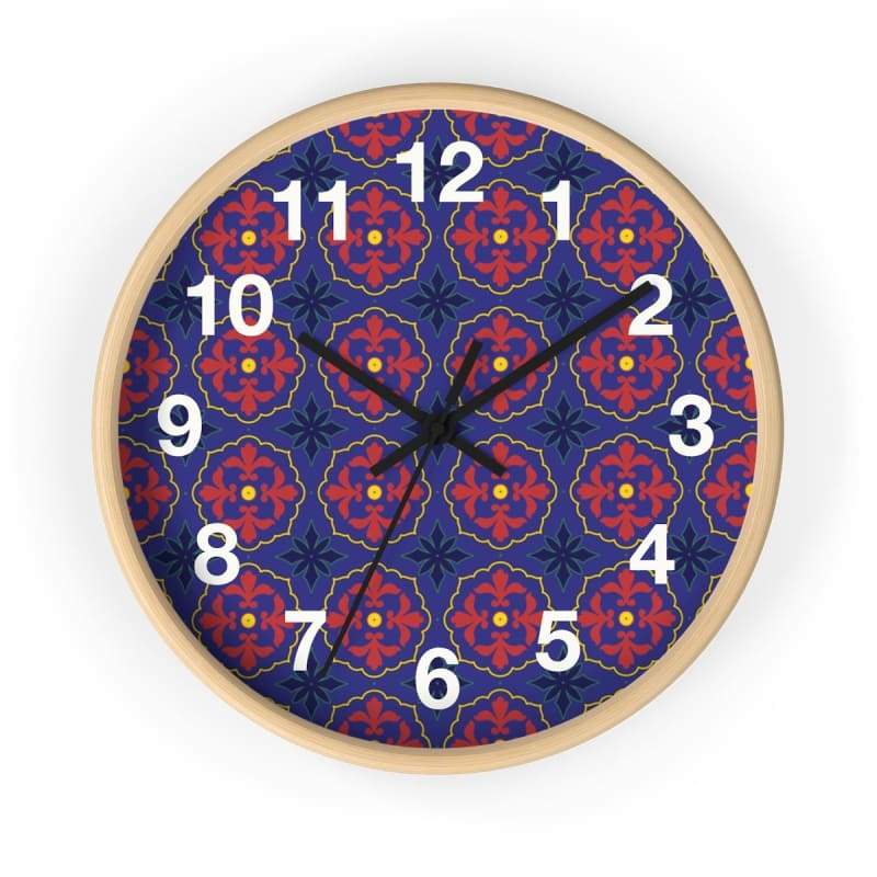 Telo Wooden Wall Clock CW12 - 10 in / Wooden / Black - Home Decor