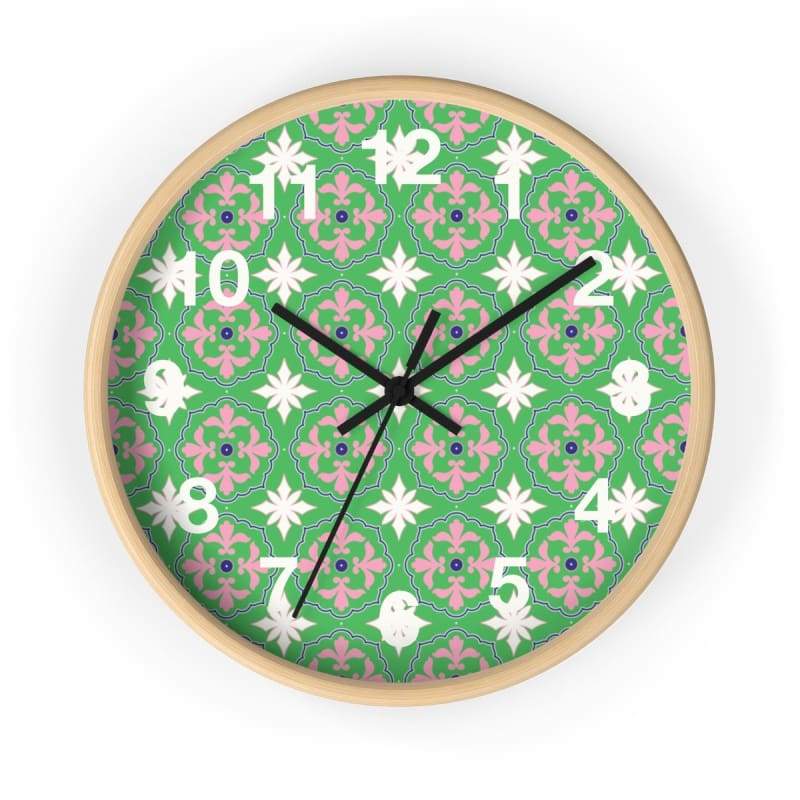 Telo Wooden Wall Clock CW7 - 10 in / Wooden / Black - Home Decor