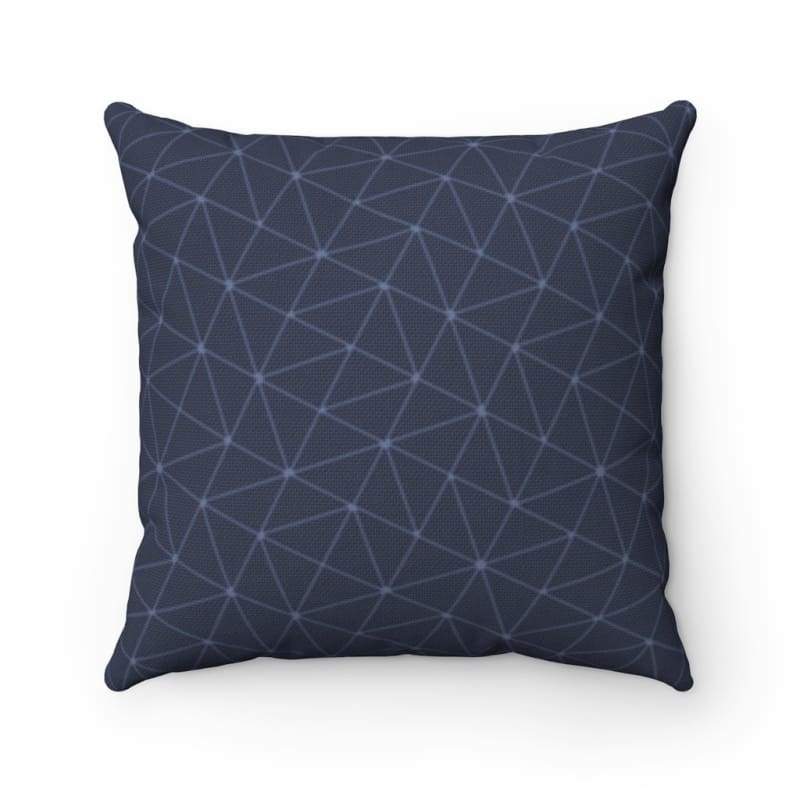 Urban Collection Abby Woven Throw Pillow - 14 x 14 - Throw Pillow Blue, Decor, Geometric, Home & 